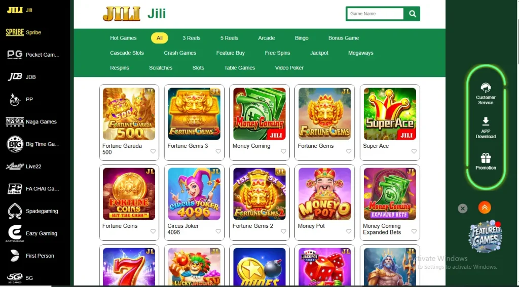 ALL GAMES SLOTS OF PK07 GAME